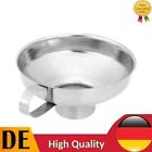 5pcs Stainless Steel Wide Mouth Funnel Thick Salad Dressing Funnel(S)