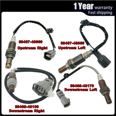 Sensor de oxígeno superior+inferior 4 piezas para Lexus RX400H 2006-2008 3,3 L V6 ELÉCTRICO/GAS Foto 1 de 4