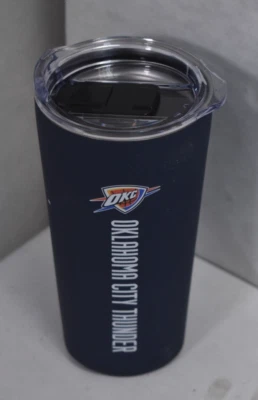 Vaso Oklahoma City Thunder 18 oz tacto suave fácil agarre de Rico Industries Foto 1 de 4