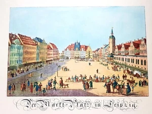 Imagen Libro-Alte Gráfico Presión - Leipzig Para Período de Biedermeier - - Foto 1 di 7