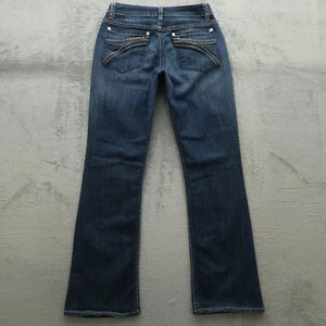 Cache Contour Collection Jeans Women's Size 6 Blue Mid-Rise Bootcut 33" Inseam - Picture 1 of 18