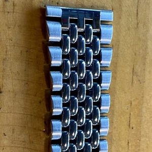 Pulsera banda estilo vintage de 20 mm con cuentas de arroz - cierre en forma de omega - extremos rectos - Imagen 1 de 12