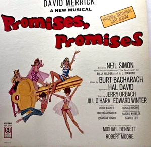 David Merrick Promises Promises Original Broadway 1968 LP Vinyl Record (P2) - Picture 1 of 5