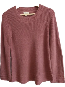 Style & Co Women's Petite/Petite Baroque Mauve Round Neck Long Sleeve Sweater - Picture 1 of 6