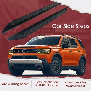 2PCs Side Steps Running Boards Fits for HONDA PASSPORT 2025 2026 Side Nerf Bars - Picture 1 of 7