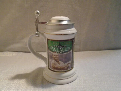 Arnold Palmer The King of Golf CUI First Edition Augusta Masters Champion Stein Cover
