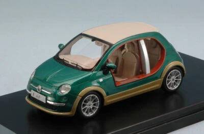MODELLINO AUTO STATICO PREMIUM X FIAT 500 CASTAGNA EV KHAMIS GHEDDAFI 2009 1:43 - Immagine 1 di 4