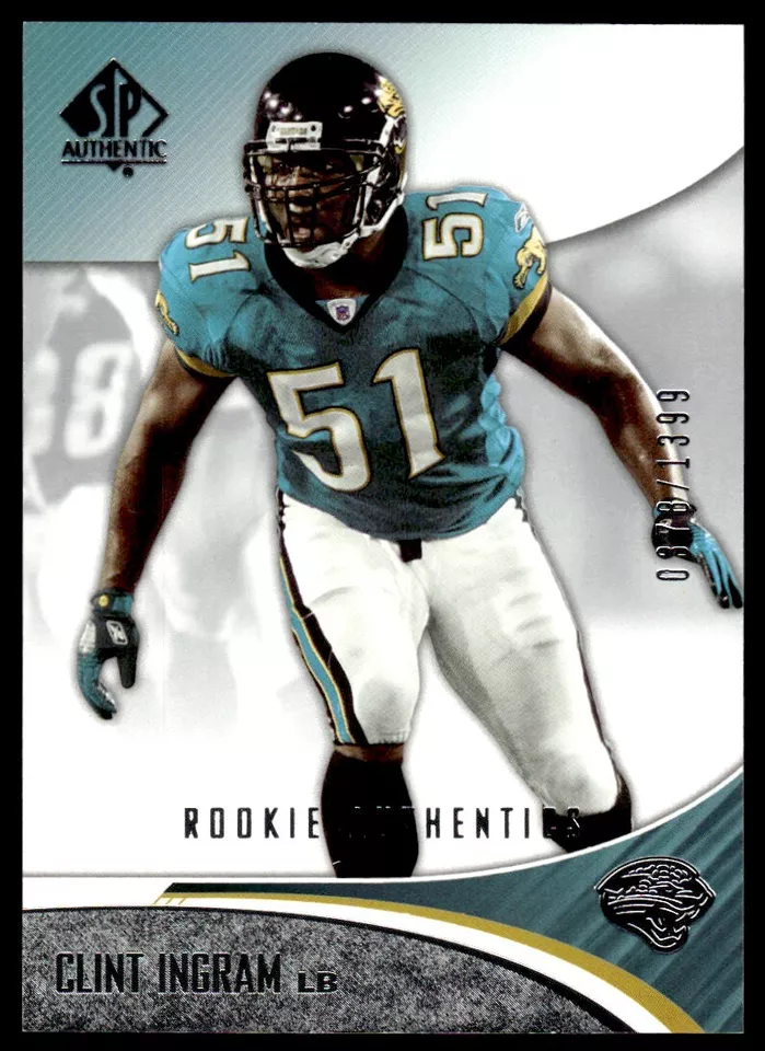 2006 SP Authentic Clint Ingram Rookie /1399 Jacksonville Jaguars #135 R72 - Image 1 of 2