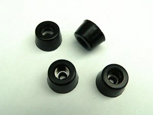 Record Player Deck Feet x 50 fit rubber amplifier tape recorder cabinet foot - Picture 1 of 2