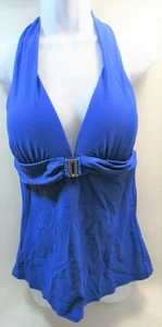 Traje de baño Tankini Top Only George para mujer talla XL azul nuevo - Imagen 1 de 7