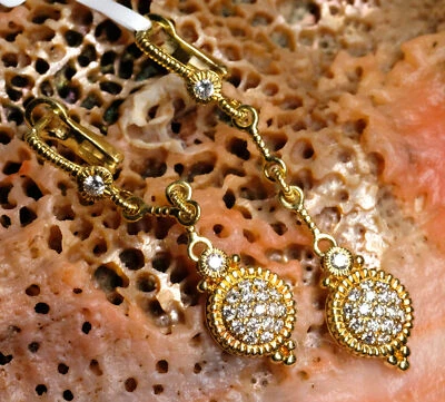 Pre-Owned Judith Ripka JR2 Solid 18K Diamond Chandelier Earrings - Image 1 of 4