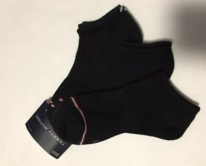 Tommy Hilfiger schwarze Baumwolle Kinder Socken unsichtbar 3er Pack Schuhgröße - Small (12,5-3) - Bild 1 von 2