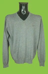 - Gant mens sweater cotton wool size L-XL ( LABEL L) gc - Picture 1 of 7
