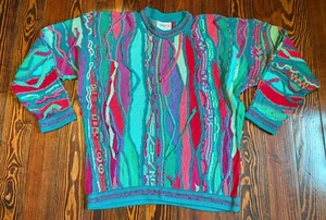 Vintage Coogi Australia Pullover mit Rundhalsausschnitt Etikett SS passt Medium siehe Maße - Bild 1 von 7