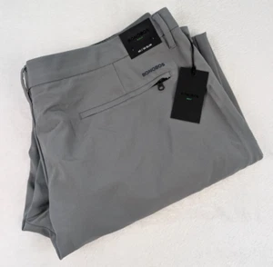 Bonobos Pantaloni Golf Uomo 40/30 Slim Grigio Cenere Performance Chino Elasticizzati Nuovi con etichette - Foto 1 di 14