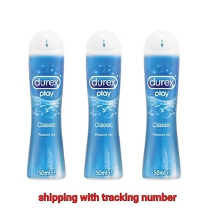 3 x Durex Play Gel Personal Lubricant Lube Sexual Classic Pleasure Water 50ml x3 - Picture 1 of 7