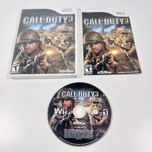 Call of Duty 3 (Nintendo Wii, 2006) - Complete w/ Manual, Tested, Working - Picture 1 of 4