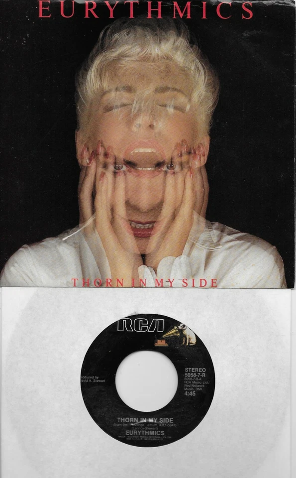 EURYTHMICS  Thorn In My Side / In This Town  45 with PicSleeve  ANNIE LENNOX - Image 1 of 1