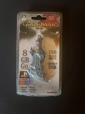 Very Rare God Of War 8GB USB from 2010. BRAND NEW AND SEALED - Image 1 of 2
