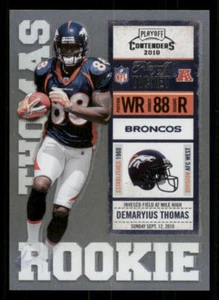 2010 Playoff Contenders Playoff Ticket #209A Demaryius Thomas /99 - Picture 1 of 2