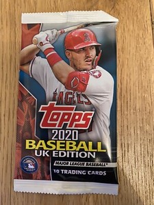 Topps Baseball 2020 UK Edition 🇬🇧 - Booster pack. New & Sealed