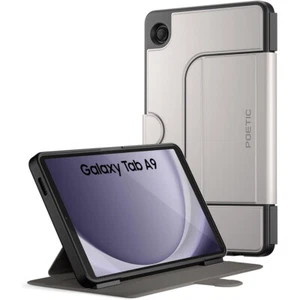 For Samsung Galaxy Tab A9 Case Poetic Magnetic Fidget Mount Folio Stand Gray - Picture 1 of 6