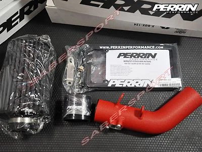 Perrin RED Cold Air Intake System for Subaru 2008-2014 WRX and 2008-2015 STI - Image 1 of 4