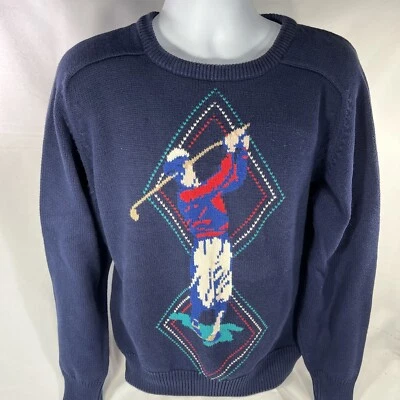 Suéter Jersey Tejido Golf Grande Para Hombre Colección Lord & Taylor Kensington De Colección Para Hombre Foto 1 de 4