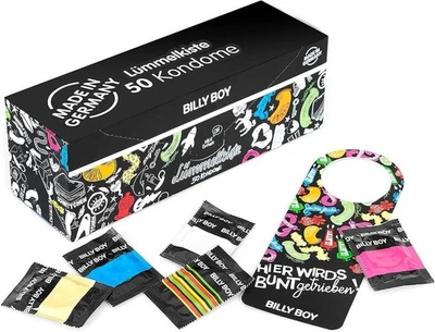 Billy Boy Lümmelkiste Kondome Mix-Sortiment, 50 Stück - Bild 1 von 4