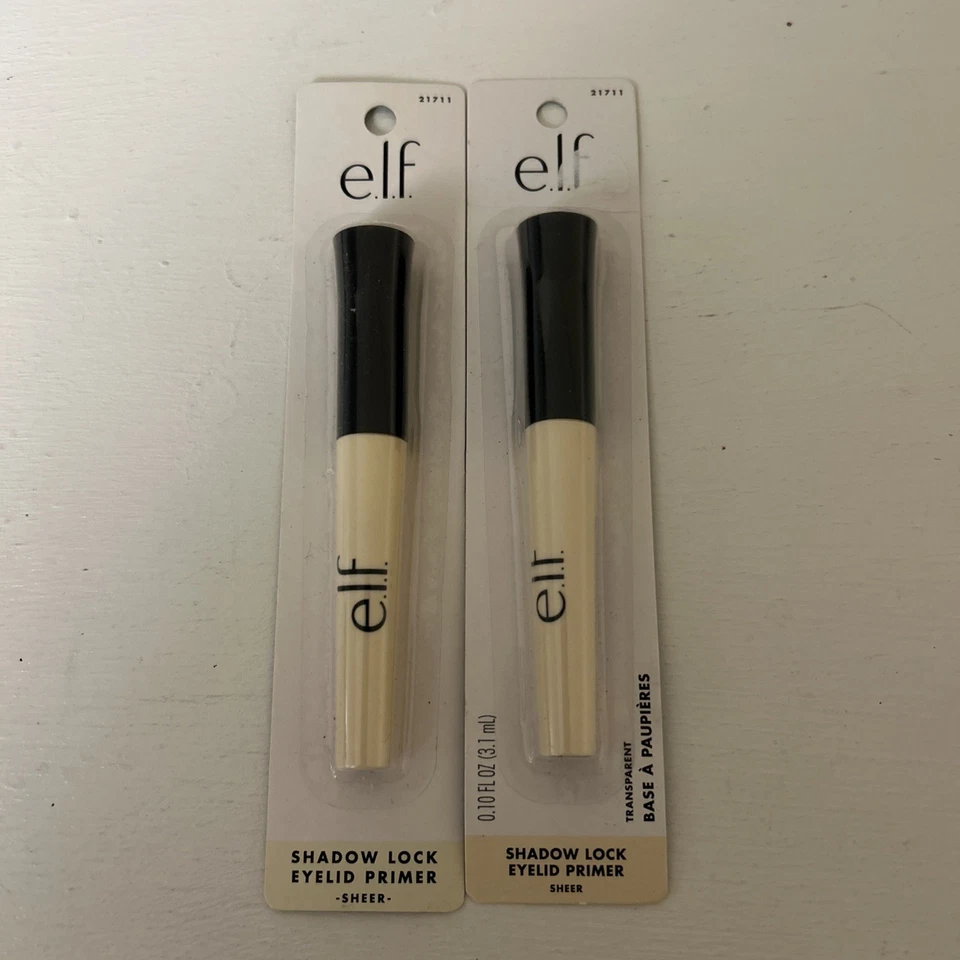 Imprimación de párpados elf Shadow Lock - Transparente - 0,11 oz. #21711 NUEVO Lote Precintado de 2 Foto 1 de 2