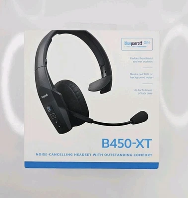 Blue Parrot B450-XT 204270 Bluetooth Wireless Trucker Cell Phone Headset Parrott - Image 1 of 4