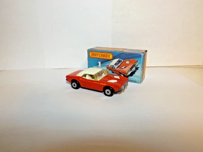 MATCHBOX S/F NO. 1-C DODGE CHALLENGER RED BODY, HTF WHITE INT. MIB - Image 1 of 4