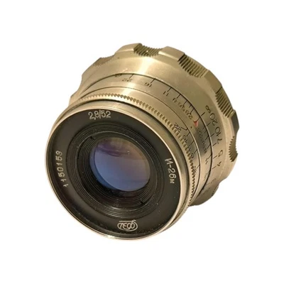 Industar-26M, 2,8/52mm Soviet Russian Lens, M39 Mount, Great Condition, 1960s - Image 1 of 4