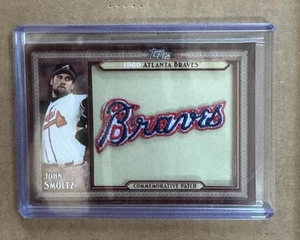 2011 Topps Update Series - Throwback Manufactured Patch John Smoltz - Picture 1 of 2