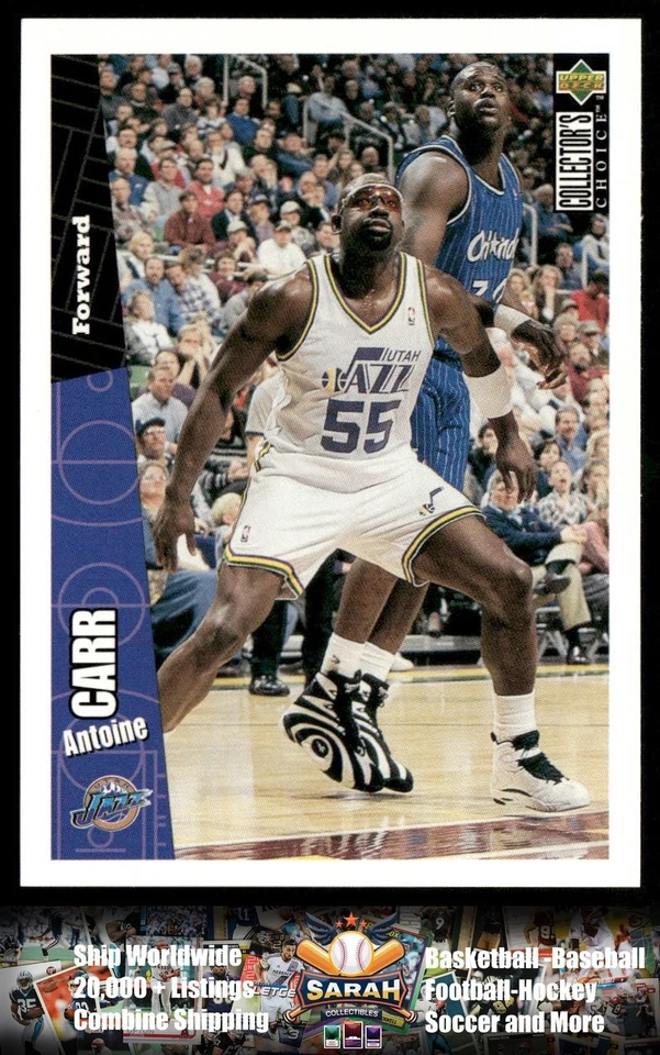 1996-97 Collector's Choice #154 Antoine Carr Utah Jazz - Image 1 of 2