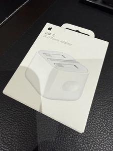 NEW Apple Genuine MUVT3B/A 20W USB-C Power Adapter Foldable UK Plug - Genuine - Picture 1 of 3