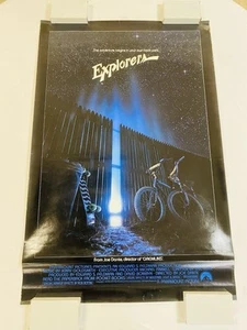 1985 EXPLORERS ORIGINAL ROLLED UNUSED 27X41 MOVIE POSTER JOE DANTE ETHAN HAWKE - Picture 1 of 10
