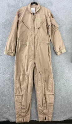 Carter Industries 工作服男式 44L 棕褐色 CWU-27/P 传单飞行服 FR Nomex — 第 1/4 张图片