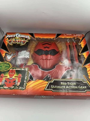 Rare Power Rangers Jungle Fury Red Tiger Ultimate Action Gear set Cosplay - Image 1 of 4