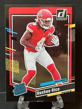 2023 Rashee Rice Panini Donruss Rated Rookie Black #07/10 Chiefs