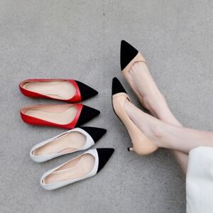 2022 new Women's High Heels Fashion Colorblock Sandals Comfortable Pumps