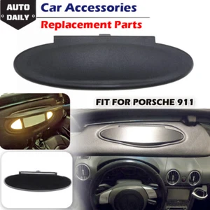 New Sun Visor Mirror Cover Black Fits Porsche 911 996/997 Boxster Cayman 986/987 - Picture 1 of 10