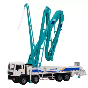 1:55 Alloy Car Truck Model Concrete Pump Truck Adult Metal Ornaments D8B6 - Picture 1 of 7