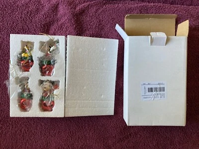 Disney Set of 4 Bell Ornaments. Mickey. Minnie, Goofy, & Pluto NEW - Image 1 of 4