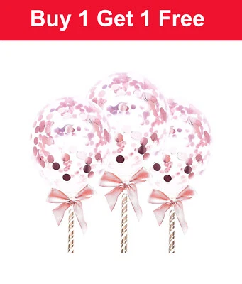 3 piezas x Globo Topper Pastel Mini Oro Rosa Decoración Fiesta Boda Bebé Novia Ducha Foto 1 de 3