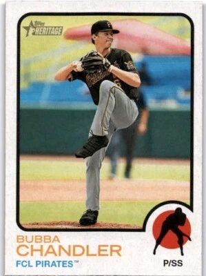 BUBBA CHANDLER 2022 Topps Heritage Minors #69 Pirates - Image 1 of 2