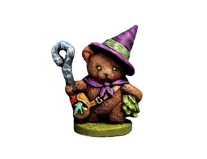 Teddy Bear Witch Aurora Model Miniatures Metal Figure Unpainted CT-022 - Picture 1 of 8
