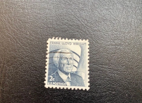 USA US Stamp  2 cents Frank Lloyd Wright (cancelled) Cover