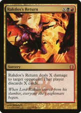 1X Rakdos's Return Return to Ravnica NM/EX MTG CARD