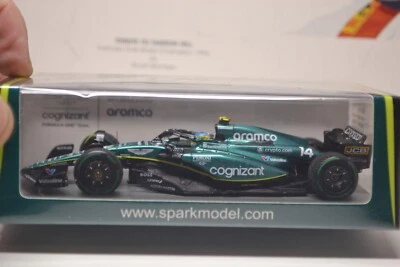 Modelos Spark /F1 2023 ASTON MARTIN AMR23 - FERNANDO ALONSO coche modelo escala 1/43 Foto 1 de 4